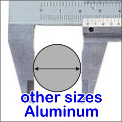 Refine Aluminum Search by Other Sizes