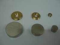 Screw cover - Satin Chrome