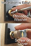 Screw Cover -  Chrome Plated